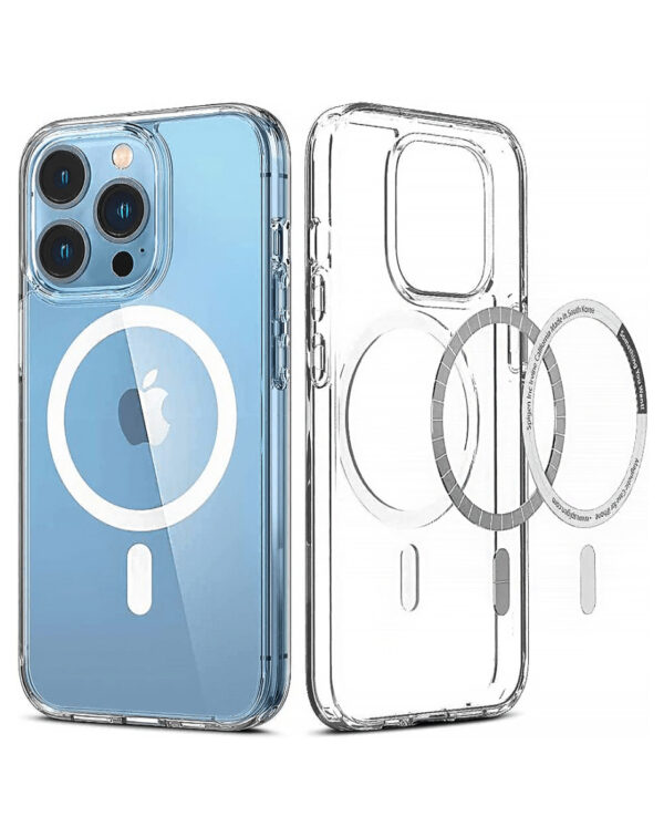 iPhone 13 Pro Max Wireless Charging Clear Case (Full Bottom Close)