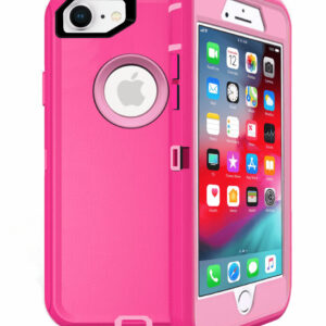 Heavy Duty Case - PINK & PINK for iPhone 7 / 8 (Only Ground Shipping)