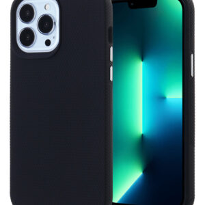 iPhone 13 Pro Max Shock Absorption Protective Dual Layer Case - BLACK