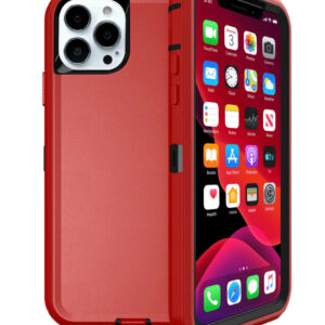 Phone 13 Pro Max Heavy Duty Case - RED & BLACK