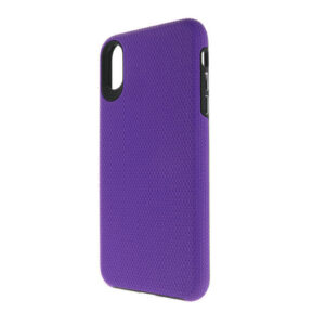 iPhone XR Shock Absorption Protective Dual Layer Case - PURPLE