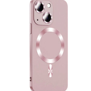 iPhone 15 Luxury Matte Hard PC Ultra Thin Frameless Phone Case - PINK