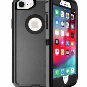 Heavy Duty Case - BLACK for iPhone 8 / 7 (Only Ground Shipping)