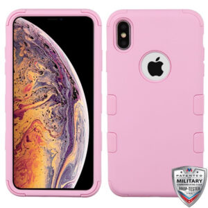 MyBat TUFF Series Case for Apple iPhone XS Max - Soft Pink / Soft Pink