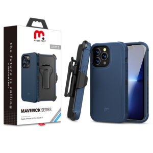 MyBat Pro Maverick Series Case for Apple iPhone 13 Pro Max (6.7) - Blue