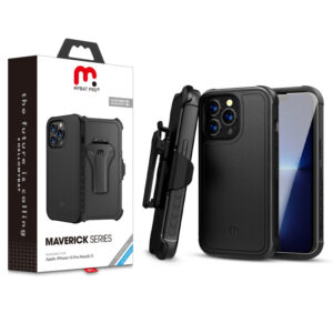 MyBat Pro Maverick Series Case for Apple iPhone 13 Pro Max (6.7) - Black