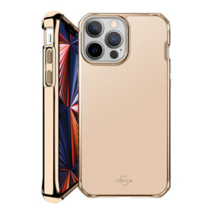 Glass Hybrid Case for Apple iPhone 13 Pro (6.1) - Gold
